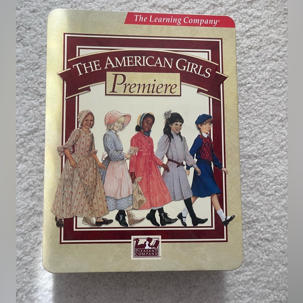Vintage Pleasant Company- American Girl Premiere with tin